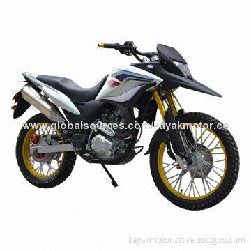 Dirt Bike with 250cc Engine, Electric Starting, Reverse Shock Absorber, Rear Disc Brake